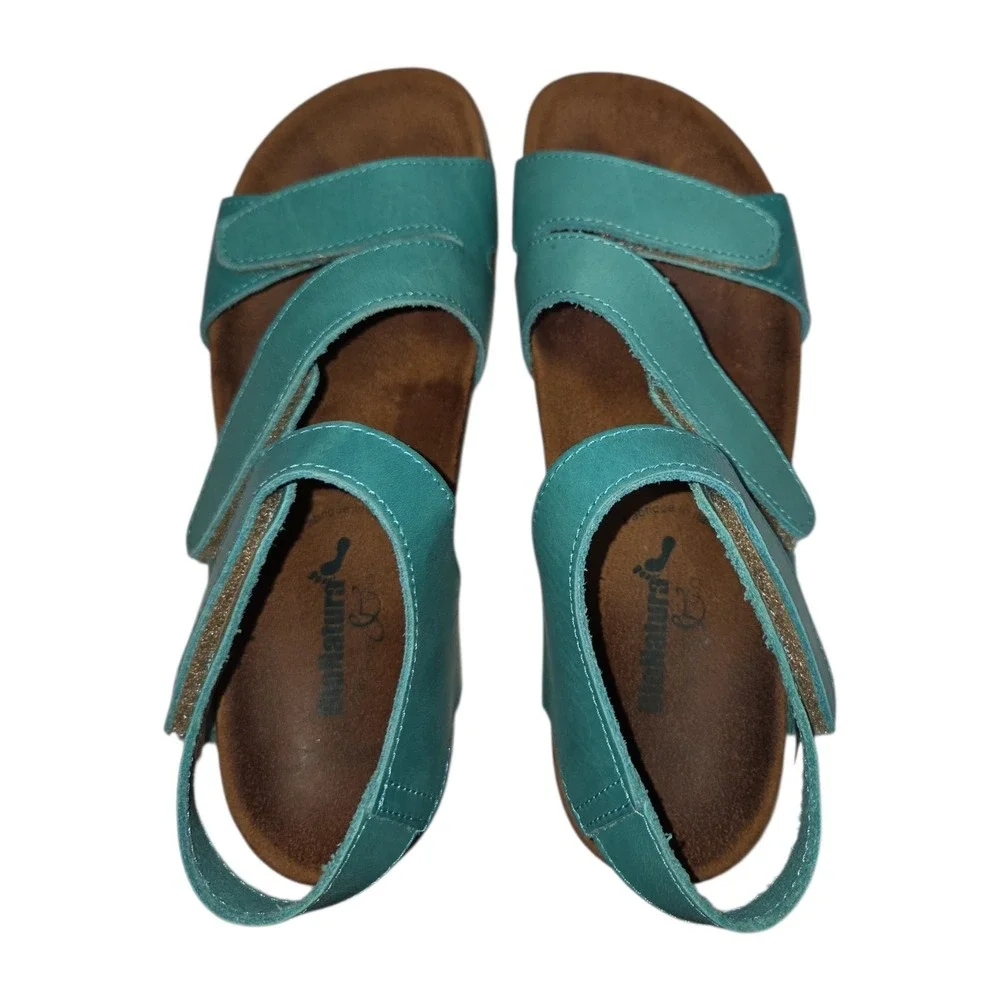 Bionatura teal leather